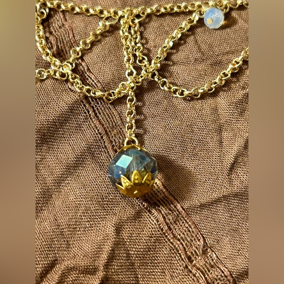 🌞Choker with Crystal dangles - Picture 3 of 7